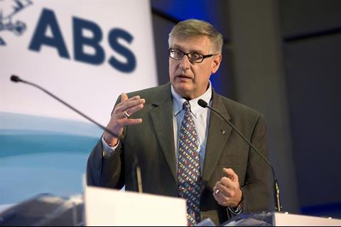 ABS Chairman, President and CEO, Christopher J. Wiernicki. ABS was a founding member of the Mærsk Mc-Kinney Møller Center for Zero Carbon Shipping (credit: ABS)